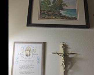 Cross and Oil Painting