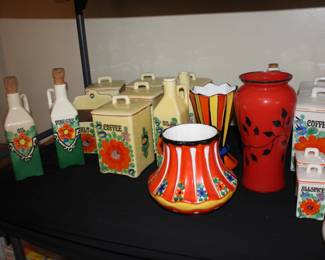 TBICO Porcelain Canister Set  Ditmar Urbach Pottery Vase