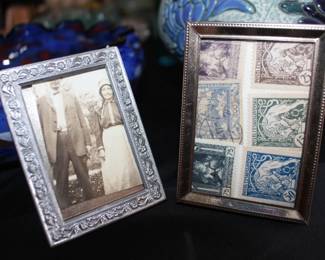 Minature Frames, Vintage Photo  Stamps