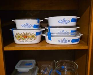 Cornflower Blue and Harvest cookware