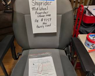 Power chair like new. $2500