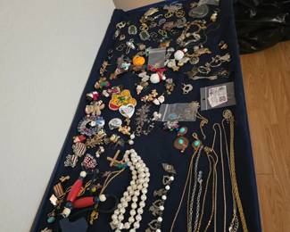 Lots of costumes jewelry
