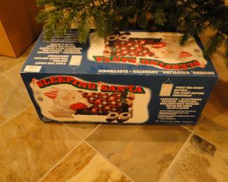 Sleeping Santa, not vintage
