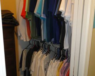 Men's shirts and t shirts too