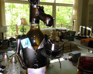 Metal Moose, bottle holder