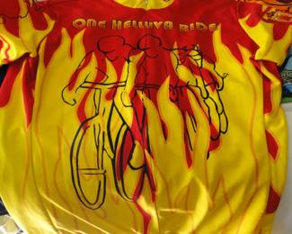 We have lots and lots of biker racing shirts
