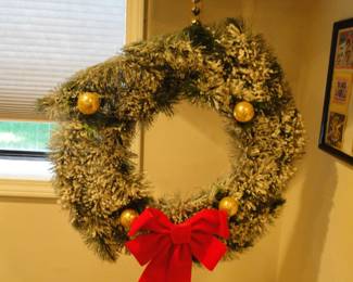 Vintage Christmas wreath