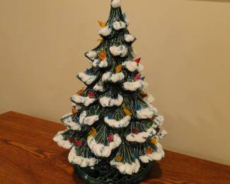 Vintage ceramic Christmas Tree