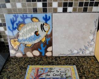 Larger decorative tiles