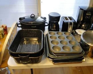 We also have baking and cooking, and slow cooking items too