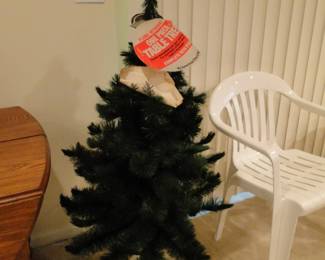 Vintage Christmas Tree, #1 complete with original tag and assembly instructions