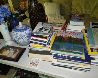Books, we have more upstairs too