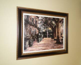 Framed artwork