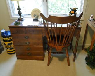 Desk and matching chair