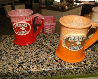 Red and Orange, Pie in the Sky Mugs