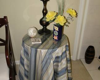 Side table and lamp