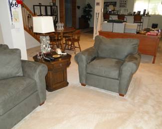 Matching oversized stuffed chair