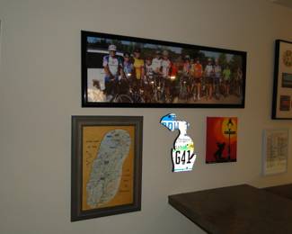 Michigan license plate art and some wonderful biking items too