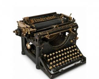 4 AntiqueUnderwoodTypewriterVintageManualMachine
