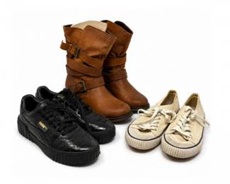 182 PumaCreepersSteveMaddenBootsCanvasShoesSet