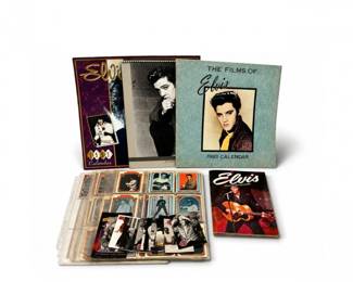 43 VintageElvisCalendarTradingCardCollectibleLot