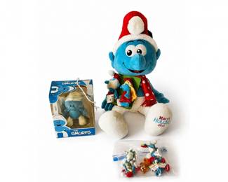 66 VintageSmurfsPlushToyFigurineCollectibleLot