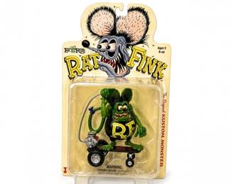 20 RatFinkRatATudeActionFigureonCard