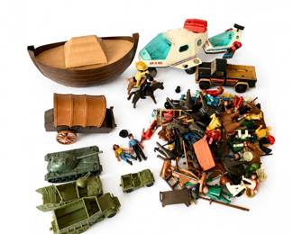 67 VintagePlaymobilFigureVehicleToyLot