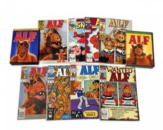 156 VintageALFComicBookLotMarvelTVCartoonComics