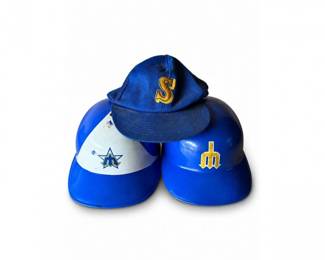 16 VintageSeattleMarinersSouvenirBattingHelmetsMeshBaseballCap