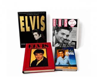 37 VintageElvisPresleyBiographyBookLotMusicMemorabilia