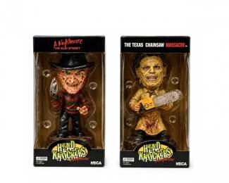 24 NECAHeadKnockersHorrorBobbleheadFigureLot