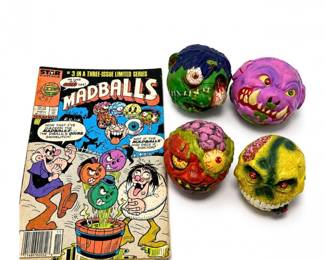 180 VintageMadballsFoamHeadsComicLot1980s