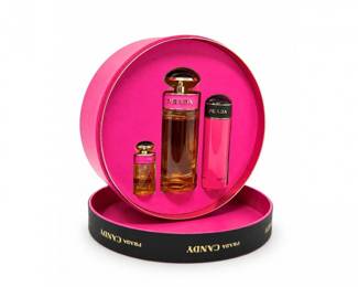 118 PradaCandyPerfumeGiftSetRoundDisplayBox