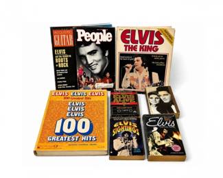 138 VintageElvisPresleyMagazineBookMemorabiliaLot