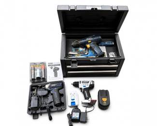 92 CordlessPowerToolDrillBitToolBoxLot