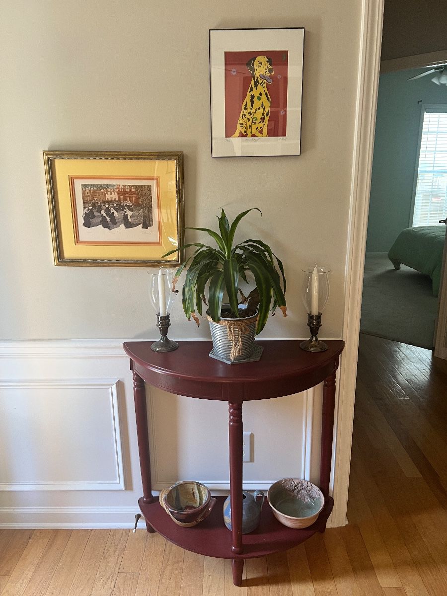 Half moon Plant stand