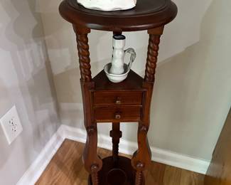 Plant Stand and Live Plants