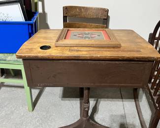 Industrial Child’s School Desk