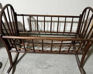 Vintage Rocking Cradle