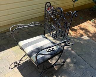 MCM Wrought Iron Chair