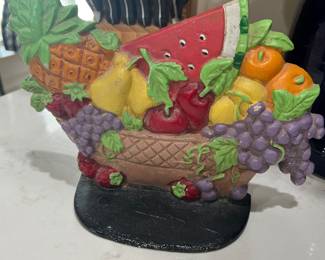 Cast Iron Fruit Decor