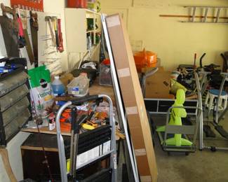 Yeah, we will make the garage look nice, soon, just have to move somethings around