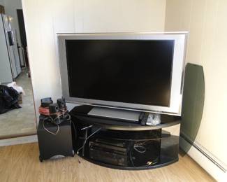 Large flatscreen TV and other electronics too