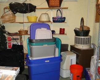 Look more empty storage bins