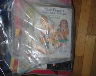 We also have bags filled with paper dolls