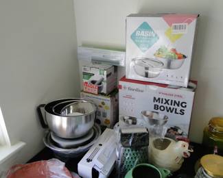 Mixing bowls and such
