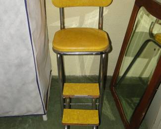 Yellow chair stepstool