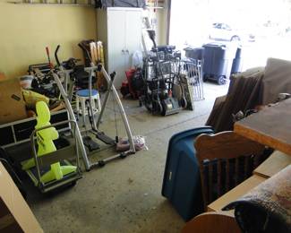 Lots and lots in the garage