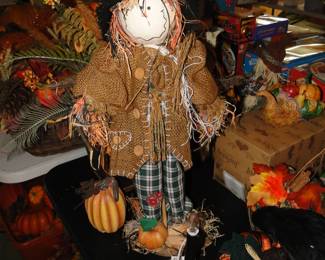 And a smiley happy scarecrow